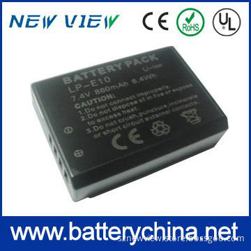 Rechargeable Li-Ion battery LP-E10   Full-decoded Hot,7.4V / 860mAh